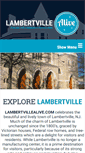 Mobile Screenshot of lambertvillealive.com